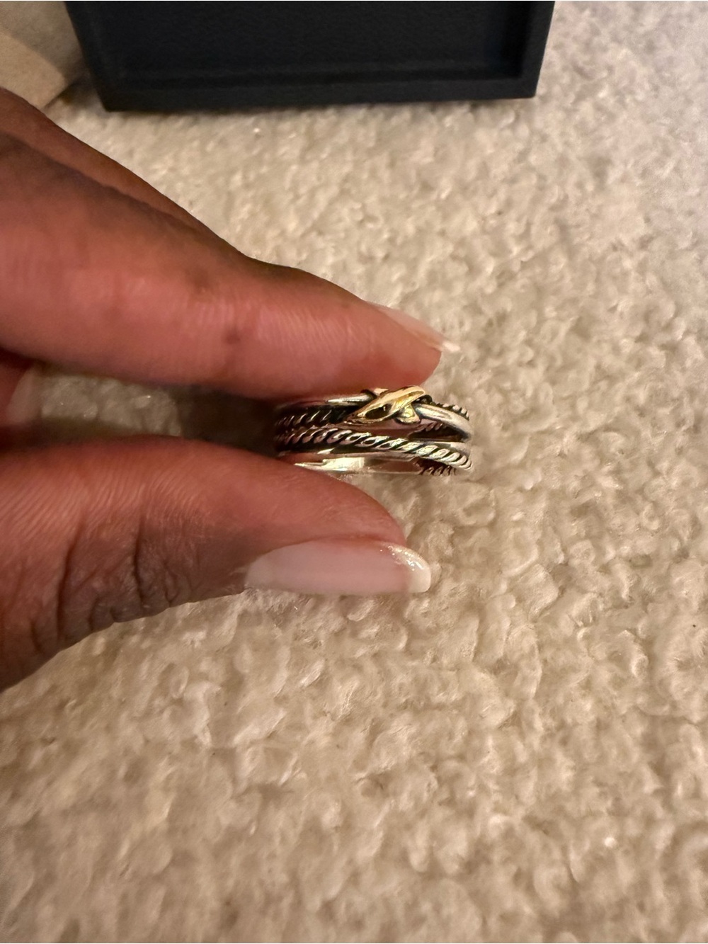 David Yurman X Crossover Band Ring - Picture 3 of 11